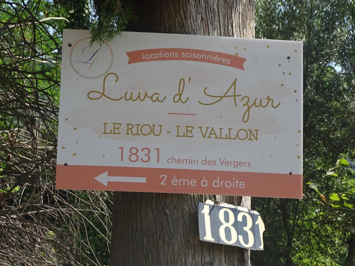Luva D'Azur, Rez De Villa Le Riou - Le Vallon Le Bar-sur-Loup Екстер'єр фото