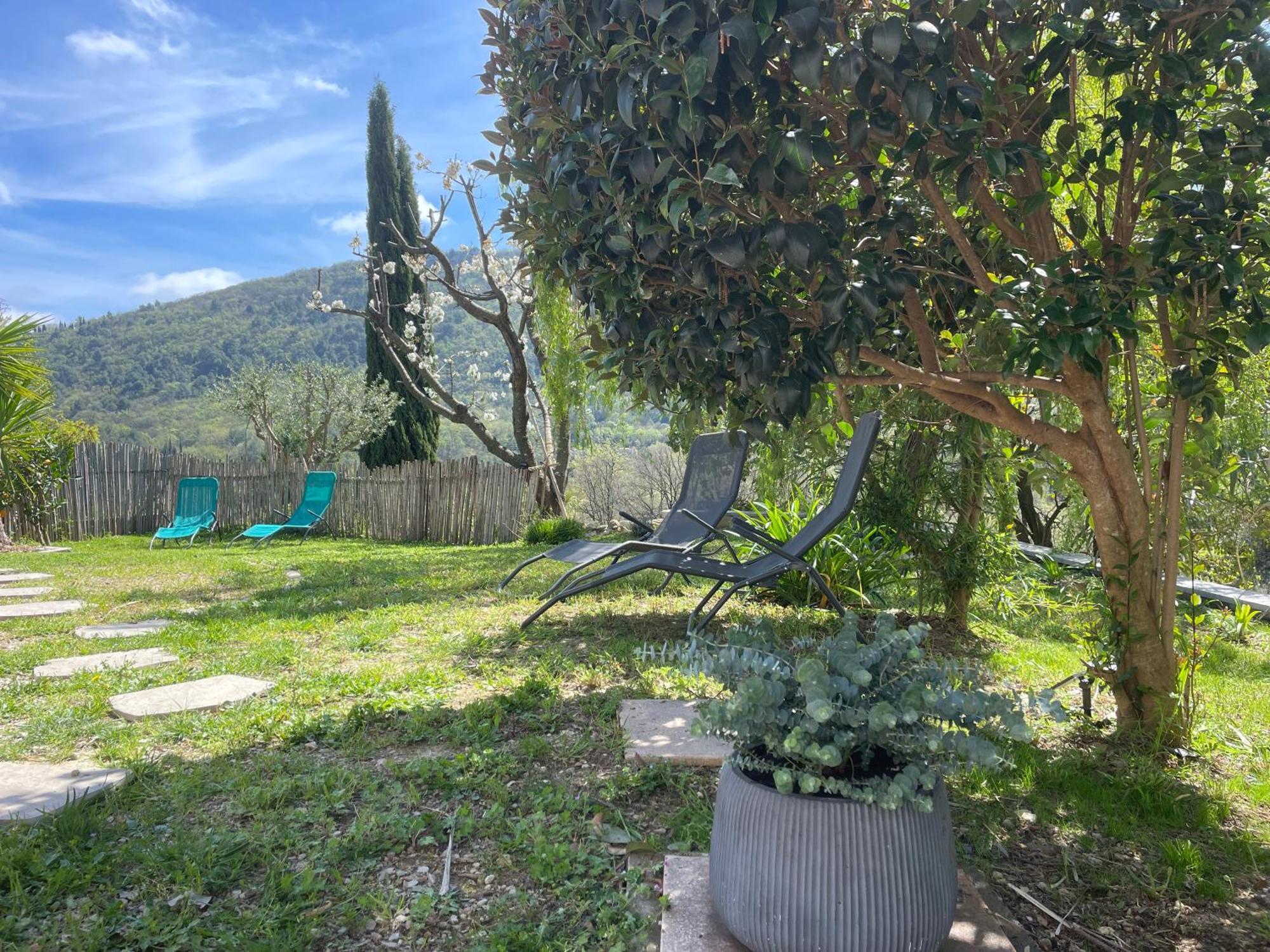 Luva D'Azur, Rez De Villa Le Riou - Le Vallon Le Bar-sur-Loup Екстер'єр фото