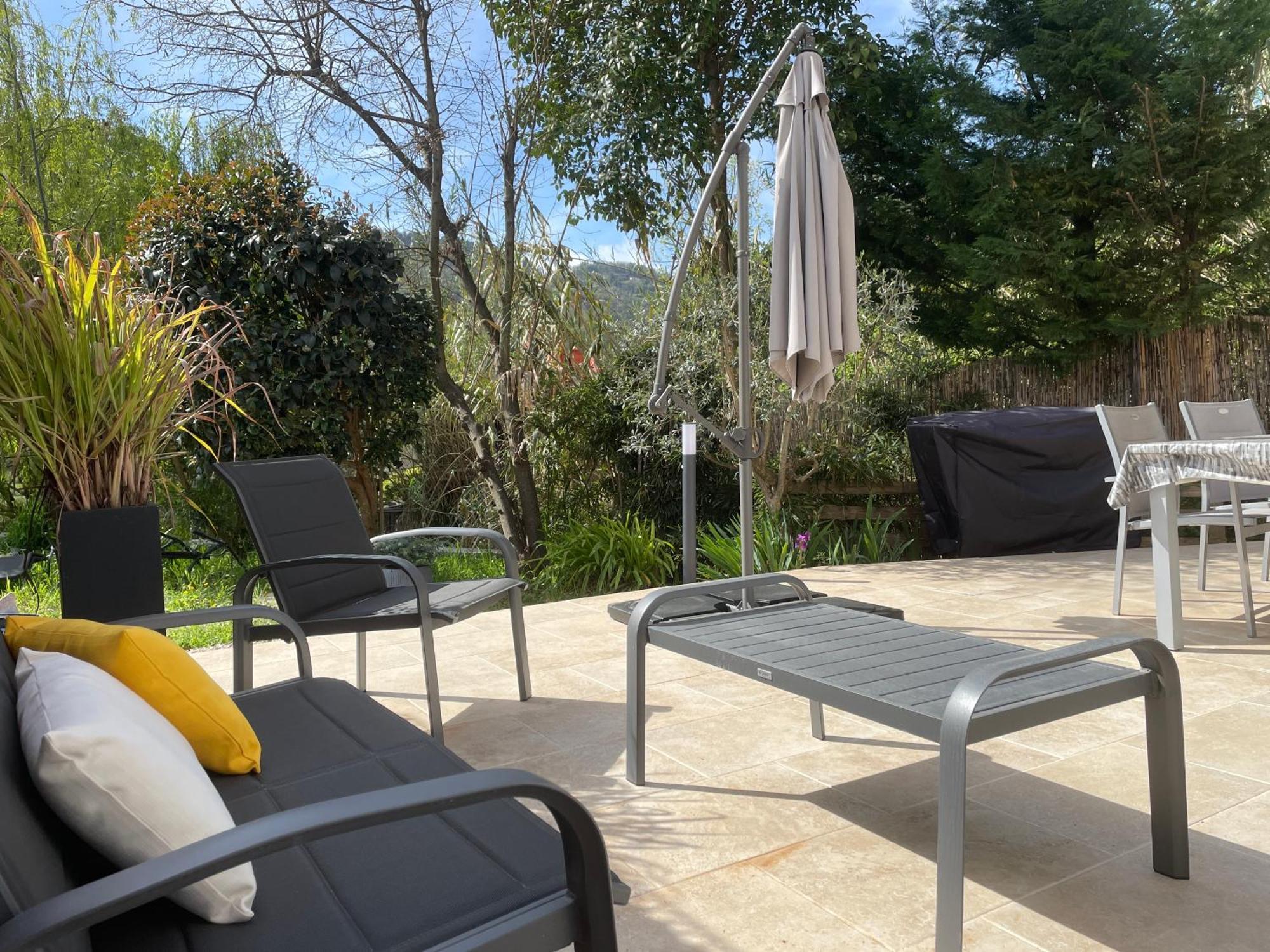Luva D'Azur, Rez De Villa Le Riou - Le Vallon Le Bar-sur-Loup Екстер'єр фото