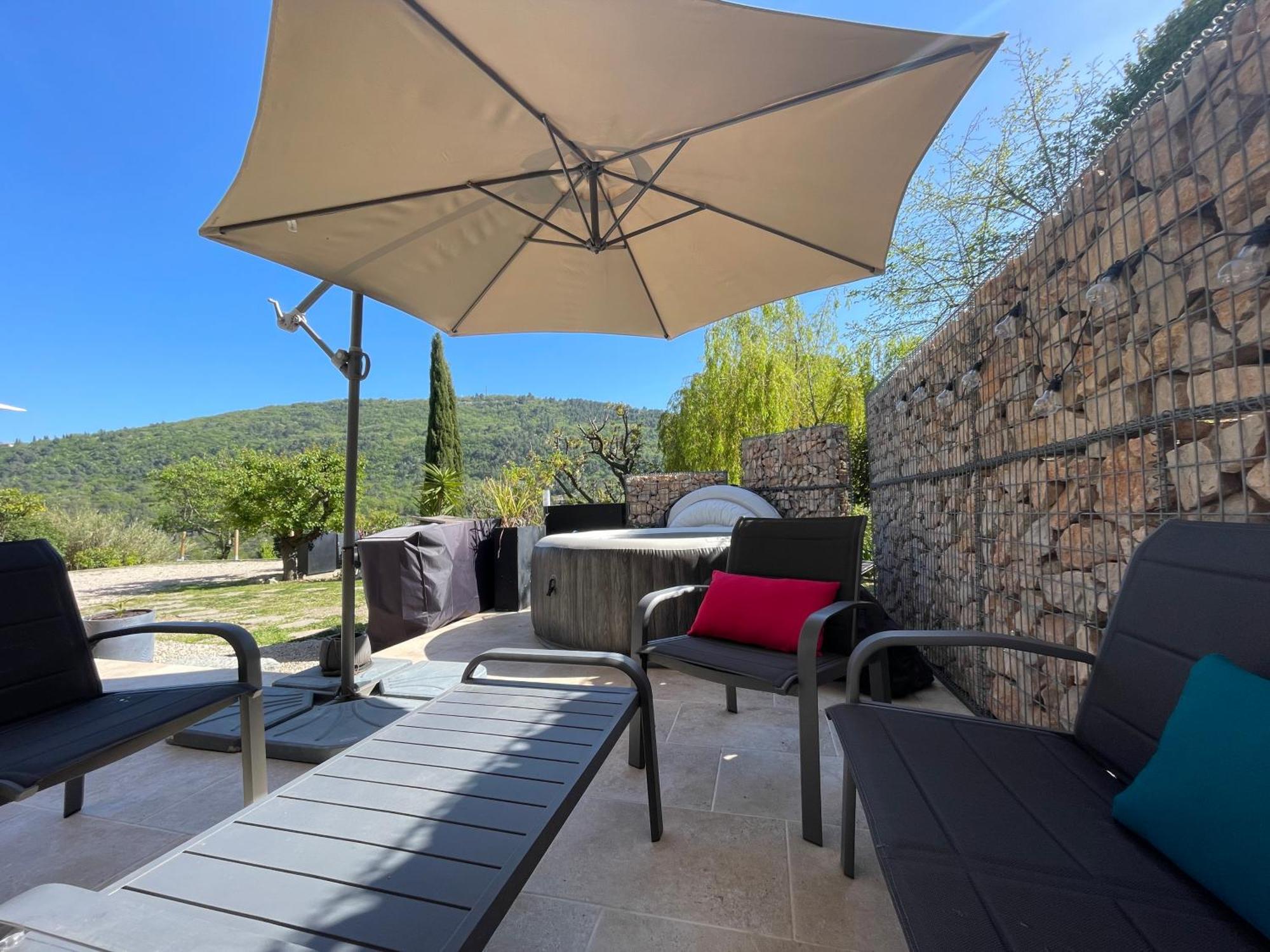 Luva D'Azur, Rez De Villa Le Riou - Le Vallon Le Bar-sur-Loup Екстер'єр фото